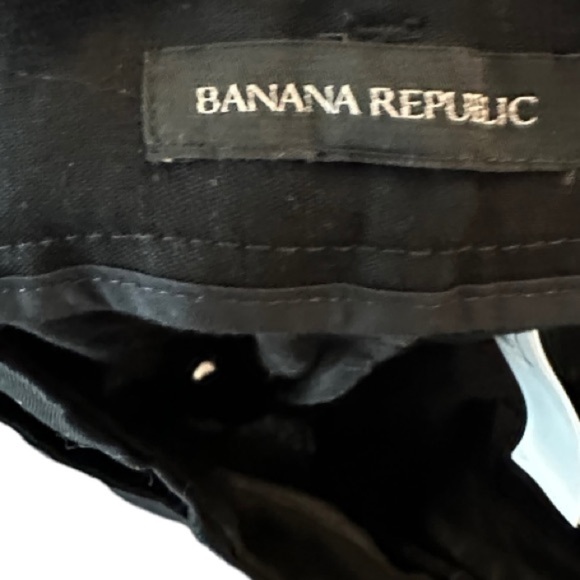 Banana‎ Republic Black Linen Blend Shorts with Belt - Picture 3 of 6